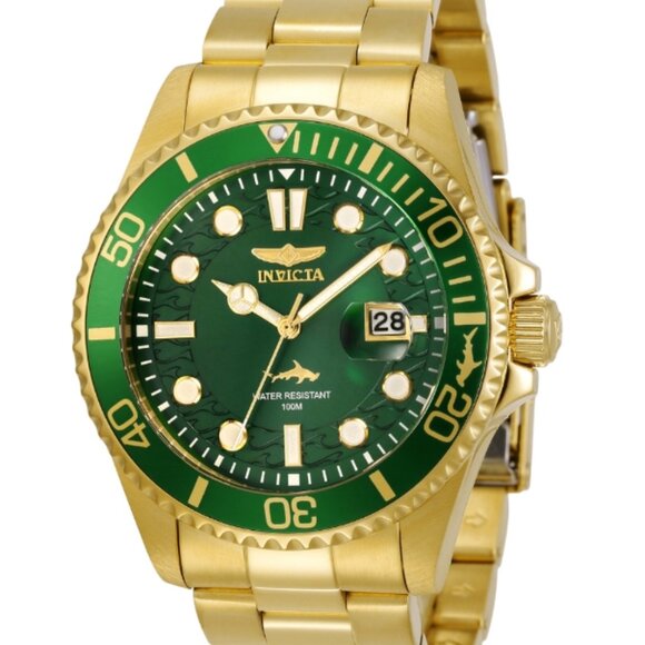 New Brand new 30027 - Invicta Pro Diver Men's Watch - 43mm, Gold $250 - Picture 1 of 3